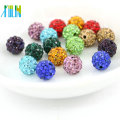 Rhinestone Paved On Clay Shine Round Beads Fashion Women Jewelry Making Materials